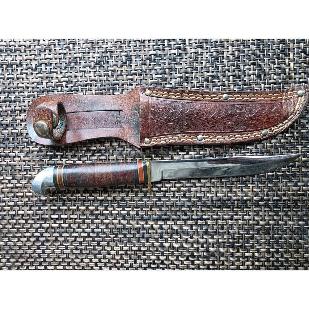 VINTAGE 1941-1945 Western Boulder, Colo. Fixed Blade Knife, Pat No. 1967479